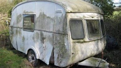 Photo of Inside his grandparents’ sealed garage, he discovered a 63-year-old caravan