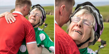Photo of 85-Year-Old Grandmother Channels Grief Into Cycling For 1,000 Miles & Sets World Record